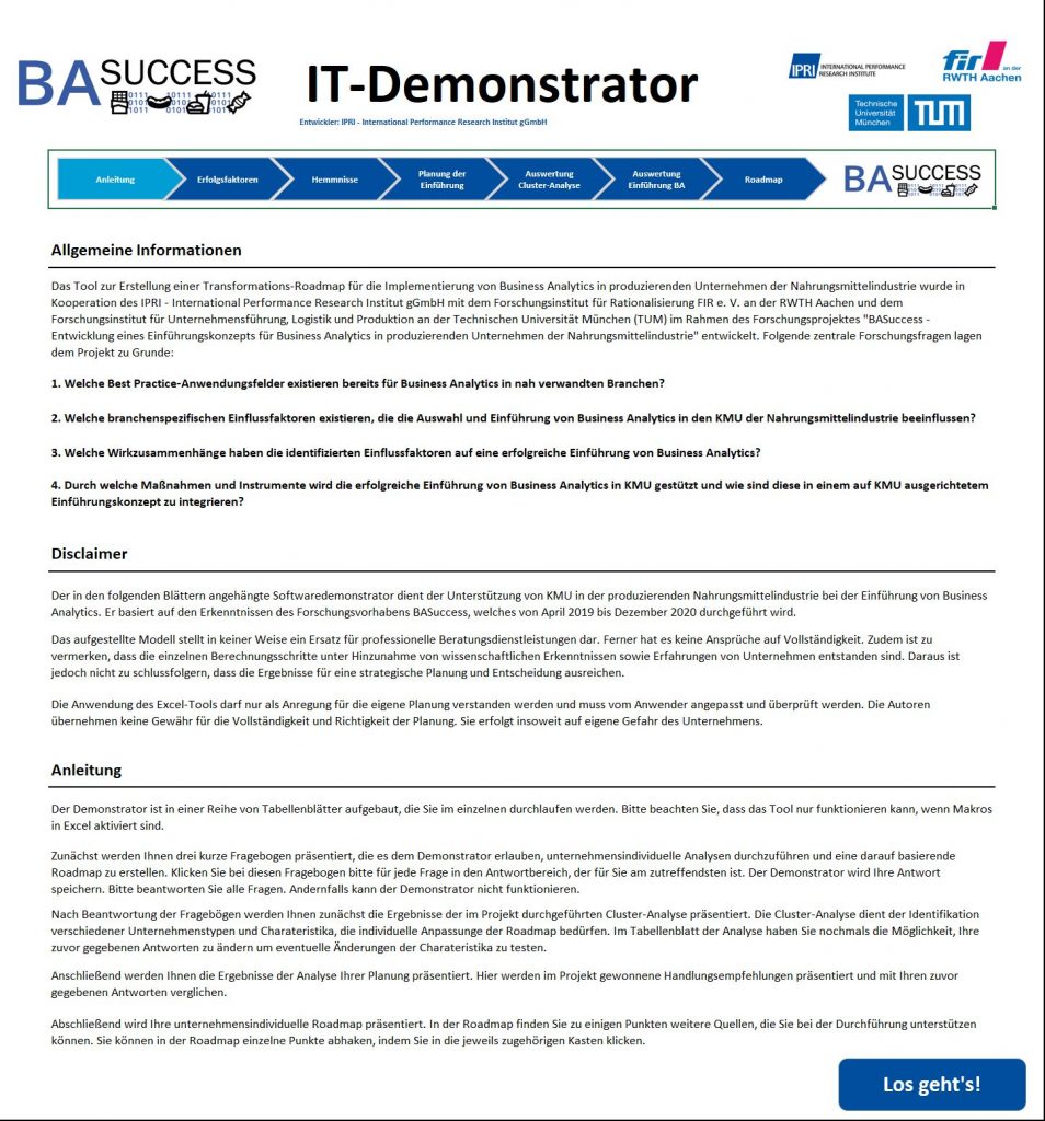 BASuccess-IT-Demonstrator